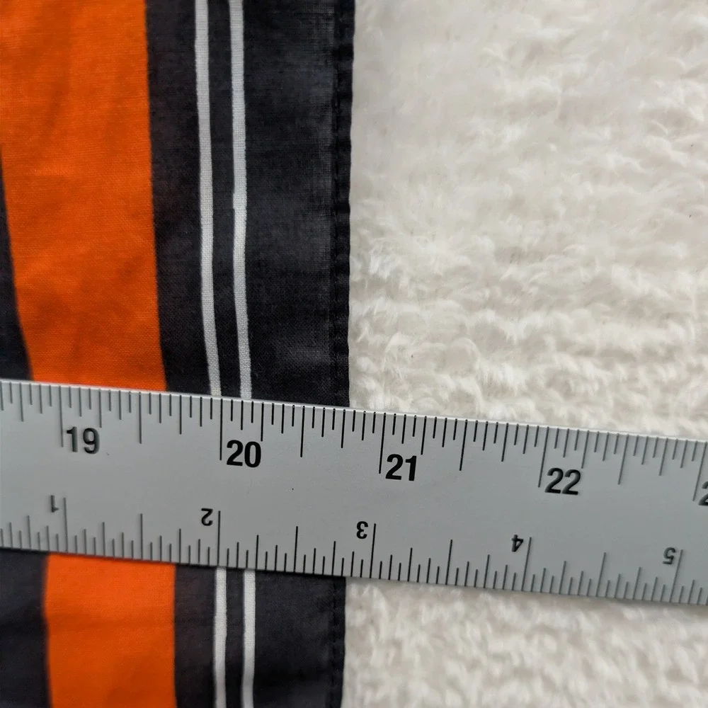 NWT VTG Harley-Davidson Bandana Mens OS Orange Black Genuine Motor Oil Biker Y2K